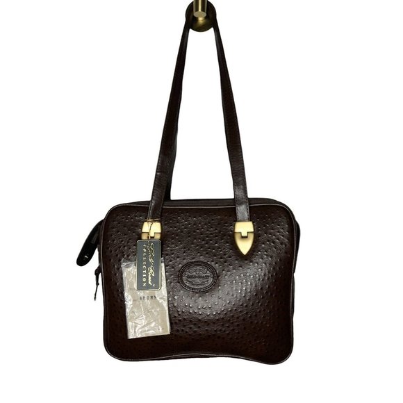 gold coast Handbags - NWT Vintage Gold Coast Collection Dark Brown Leather Medium Shoulder Bag ($320)